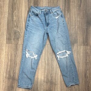 American Eagle Outfitters Blue Boyfriend Jeans Relaxed Fit